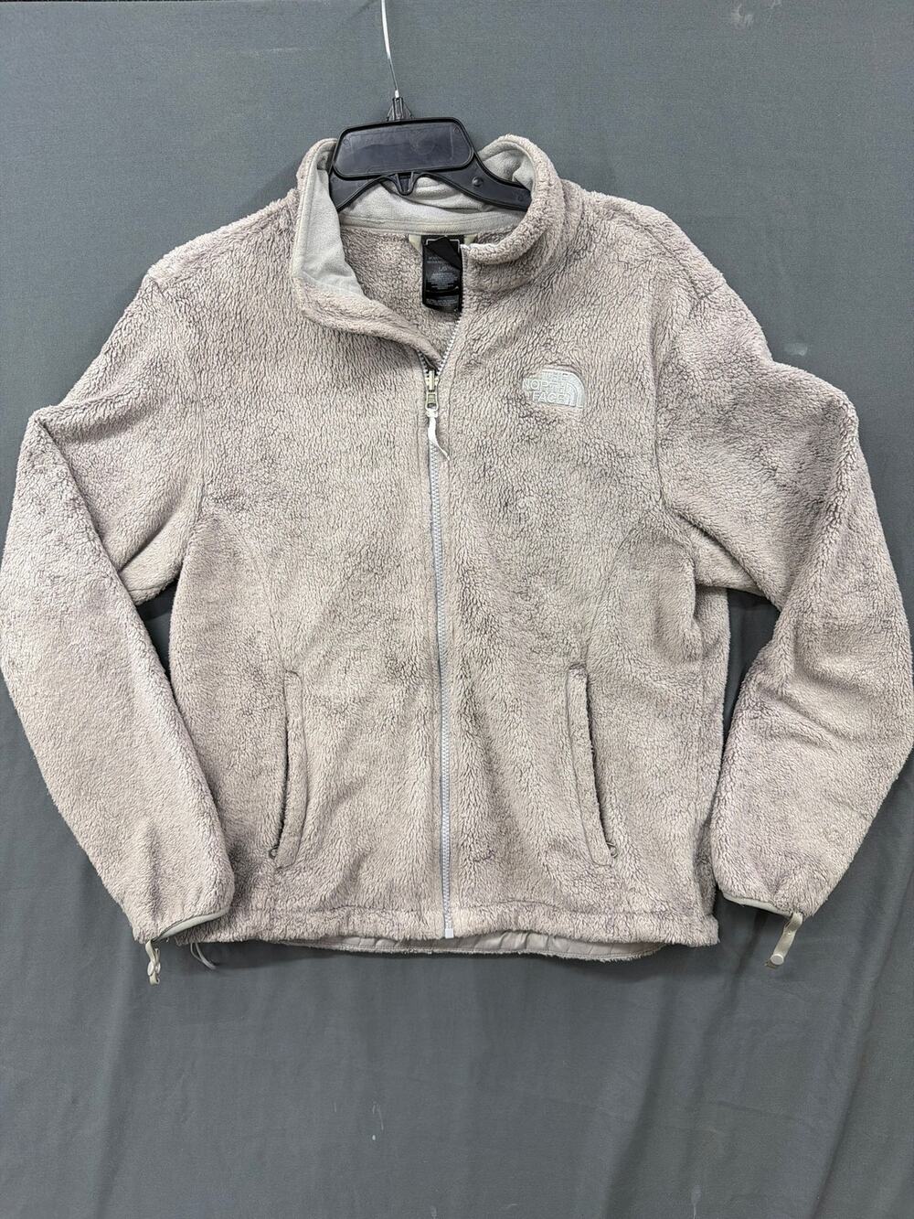 The North Face Women's Osito Fleece Jacket Medium Gray Full Zip High Pile